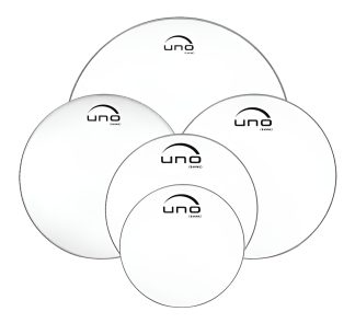 Set Parches Uno By Evans Upg2cls22 Doble Capa Bateria 12 13 16 22 + 14