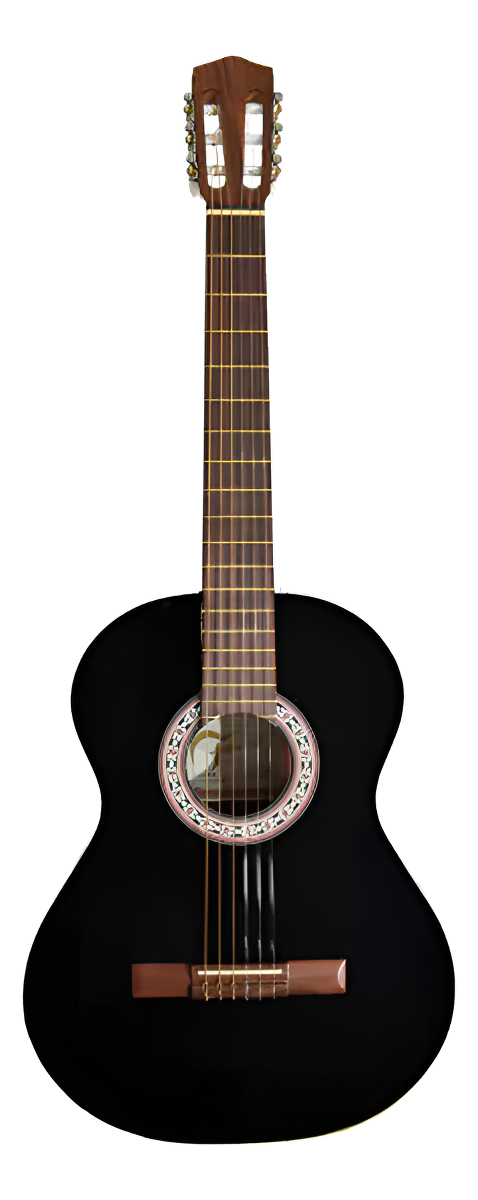 Fonseca 25 Mate Guitarra Clasica Estudio Principiante Color Negro