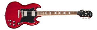 EpiPhone Sg Standard Guitarra Eléctrica Diestro Cherry Caoba Laurel