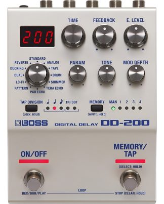Boss Dd200 Pedal Digital Delay Y Looper Showmusic