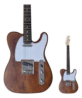 Guitarra Eléctrica Newen Tl Telecaster Color Negro Material Del Diapasón Palo De Rosa Orientación De La Mano Diestro