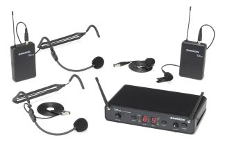 Micrófono Inalámbrico Samson Concert C288prese-h Doble Body Color Negro