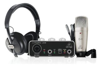 Kit Grabacion U-phoria Studio Behringer Ventas Color Negro