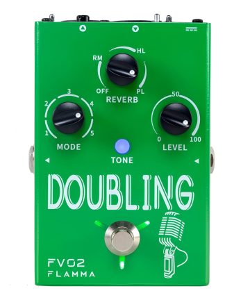 Flamma Fv02 Doubling Pedal Para Voz Octavador Reverb