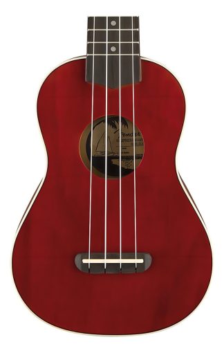 Ukelele Fender Venice Soprano California Coast Series. Color Cherry