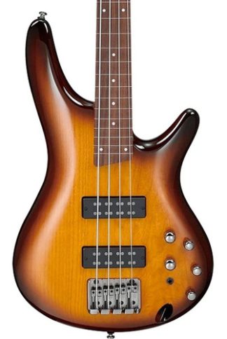 Bajo Eléctrico Ibanez Sr370ef-bbt Fretless Café Sombreado Color Naranja Diestro Brillante 4