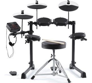 Alesis Debut Mesh Kit Bateria Electronica 5 Cuerpos Banqueta