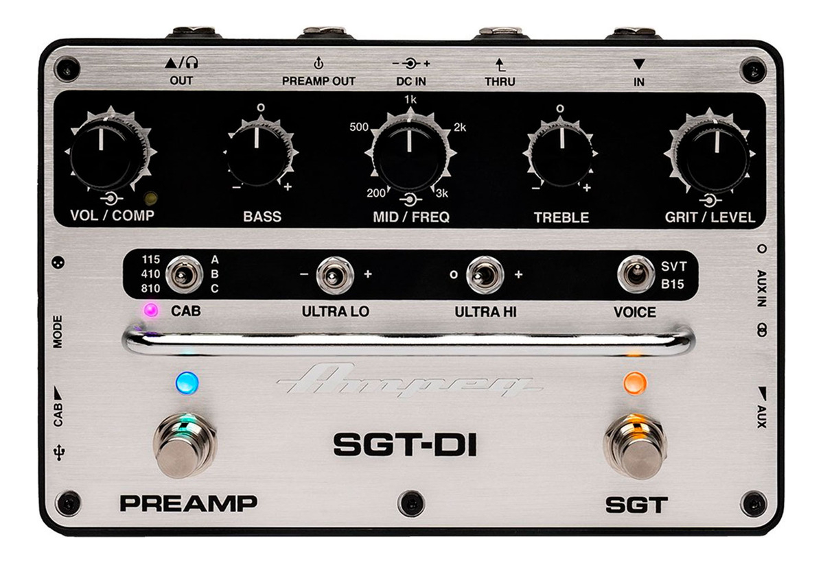 Ampeg Sgt Di Preamplificador De Bajo Pedal Super Grit
