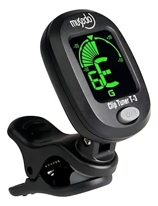 Afinador Cromático Musedo T-3 Pinza Guitarra Bajo Ukelele Pantalla Negro