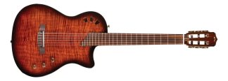 Cordoba Stage Guitarra Electro Criolla Fishman Tipo Godin Color Edge Burst