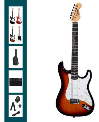 Leonard Set Guitarra Electrica Amplificador Funda Acc