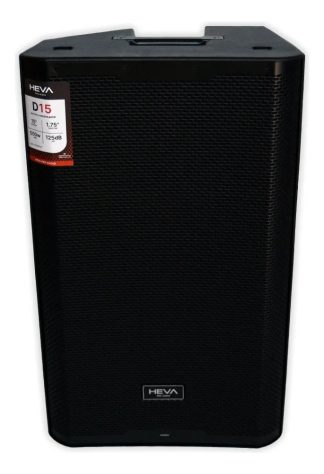Heva D15 Bafle Potenciado Activo 500 Watts Rms Bluetooth 15 Negro
