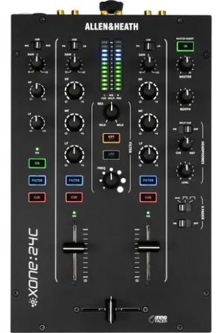 Mixer Dj Allen & Heath Xone 24c Interfaz Usb-c 2+1 Canales