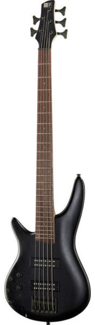Contrabajo Eléctrico Ibanez Sr305ebl De 5 Cuerdas Para Zurdos, Acabado Del Cuerpo: Negro Envejecido, Color: Negro, Guía Para Zurdos Zurdo