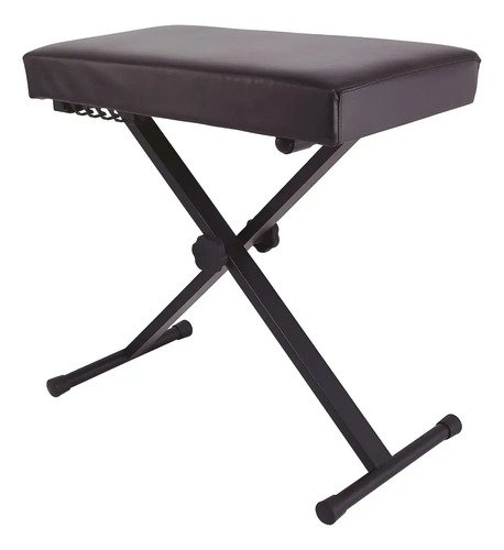 Banqueta Piano Hamilton Kb515k Asiento De Teclado Ajustable Negro