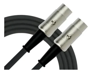 Cable Midi Kirlin Md561 90cm Ficha Metálica Conectores Macho Negro