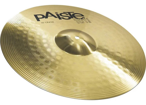 Platillo Crash 16 Pulgadas Paiste 101 Series Brass Sonoridad Versátil