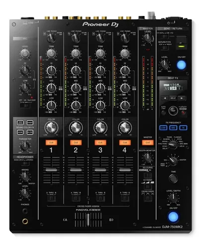Pioneer Djm750 Mk2 Mixer Dj 4 Canales Usb Efectos Rekordbox