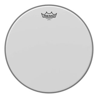 Parche Remo Usa Redoblante 14 Ba011400 Ambassador Arenado Coated Blanco