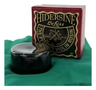 Resina Para Violín Hidersine 6v Negra Inglesa Cuero De Acero Negro