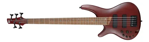 Ibanez Sr505el Bajo Zurdo 5 Cuerdas Activo Mics Bartolini Color Marrón Gloss