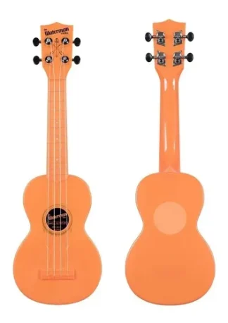 Ukelele Acústico Soprano Kala Waterman Ka-swf Naranja Resistente Al Agua