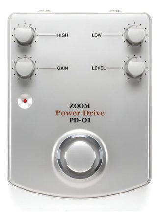 Zoom Pd01 Power Drive Pedal De Overdrive Para Guitarra