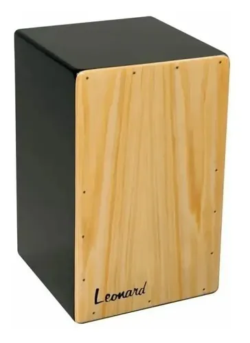 Cajón De Percusión Leonard Cajpee Color Negro