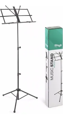 Stagg Musq3 Atril Partituras Regulable 3 Tramos Con Funda