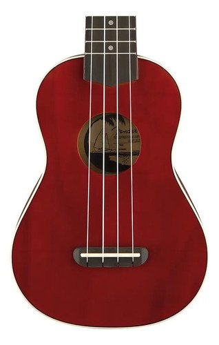 Ukelele Fender Venice Soprano California Coast Series. Color Cherry