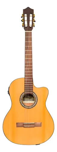 Stagg Scl60tce Guitarra Electro Criolla Media Caja Con Corte