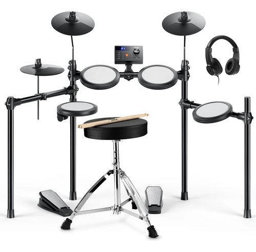 Donner Ded70 Bateria Electronica Niños 5 Cuerpos 3 Platillos