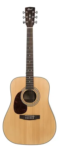Guitarra Acústica Dreadnought Zurda Cort Earth 70 Open Pore