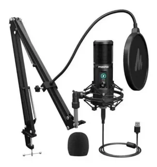 Kit Micrófono Condenser Usb + Accesorios Maono Au-pm421 Estándar
