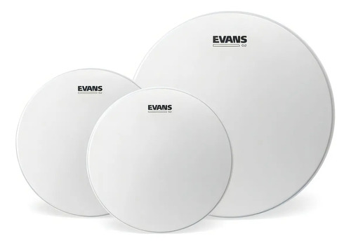 Kit De Piel Estándar Evans Etp-g2ctd-s Porous G2 Blanco