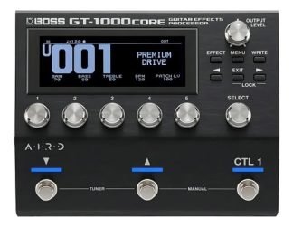 Pedal De Efecto Boss Guitar Effects Processor Gt-1000core Negro