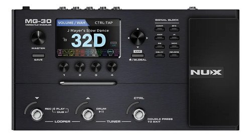 Nux Mg30 Pedalera Multiefecto Para Guitarra Loop Foot