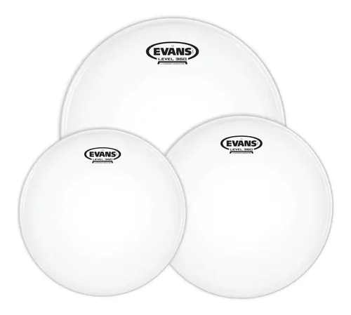 Evans Set Parches G2 12 13 16 Coated Arenado Capa Doble