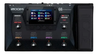 Zoom G6 Pedalera Multiefectos Pantalla Tactil Looper