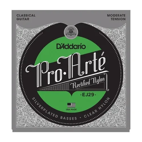 Daddario Ej29 Rectified Nylon Encordado Clasica Nylon