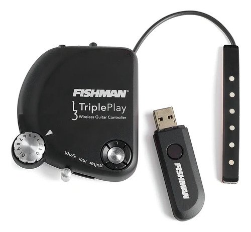 Fishman Tripleplay Controlador Midi Inalámbrico Para Guitarra Eléctrica Negro