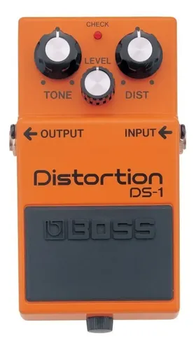 Pedal De Efecto Boss Distortion Ds-1 Naranja