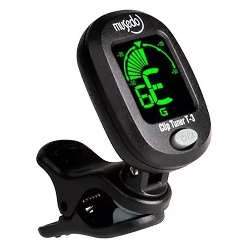 Musedo T3 Afinador Clip Cromatico Guitarra Bajo Ukelele