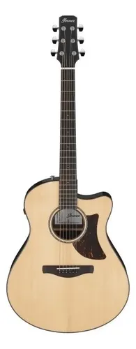 Guiarra Electroacustica Ibanez Aam380ce Advance Auditorium Corte Natural High Gloss Diestro Ébano De Macasar