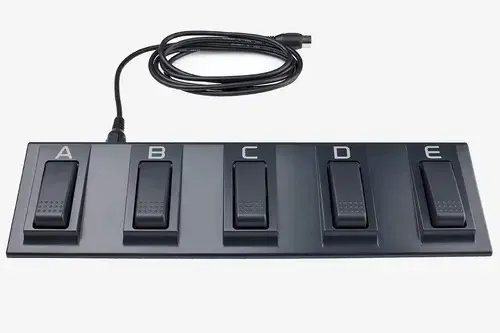 Pedal Controlador Korg Ec-5 Negro 5 Switches Para Teclados Arranger