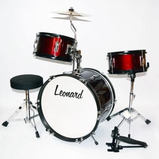 Leonard Mdj16 Bateria 3 Cuerpos Niños Bombo 16 Banqueta
