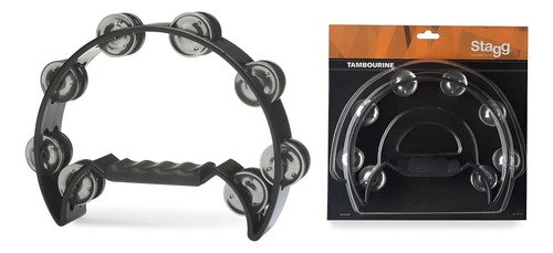 Stagg Tab2 Aro Medialuna Con Sonajas Pandereta Colores