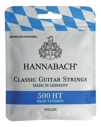 Encordado Guitarra Criolla Cuerdas Hannabach 500ht - Alta