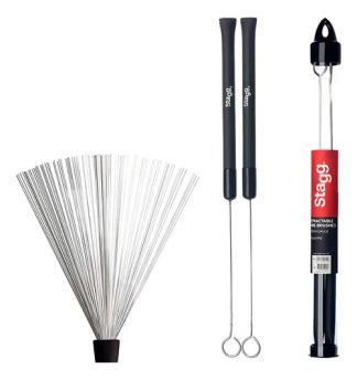 Escobilla Stagg Sbru20rm De Metal Estuche