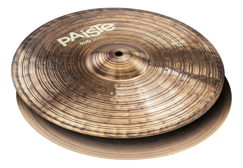 Platillo Hi Hat 14 Pulgadas Paiste 900 Bronze Brillante Peso Medio